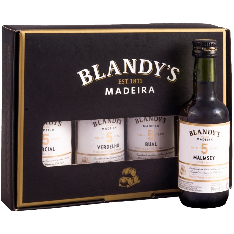 Vinho Da Madeira Coleção De Miniaturas Pack 4 5 cl