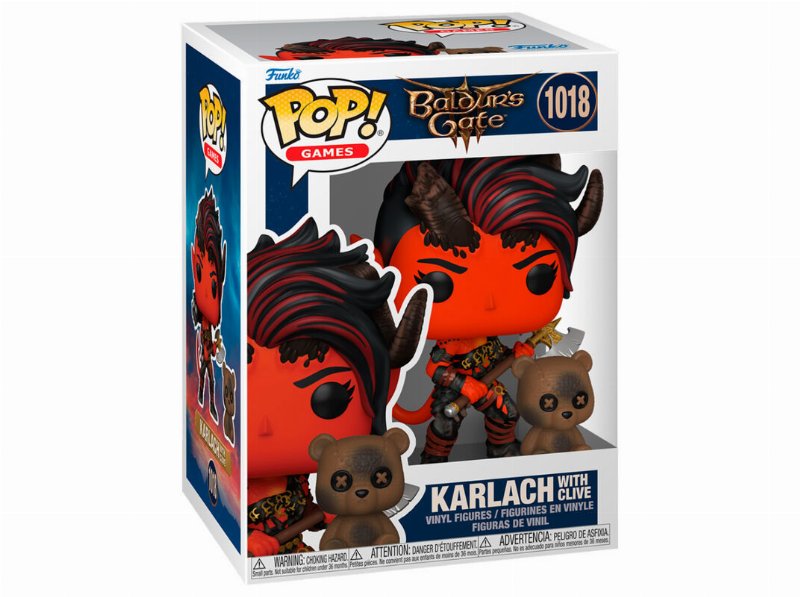 Figura Funko Pop! Pop&Buddy: Baldur's Gate- Karlach Com Clive