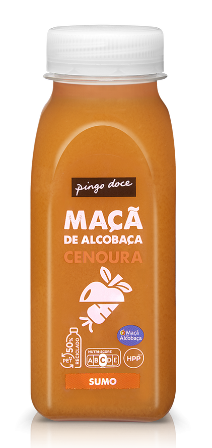 Sumo Natural Maçã E Cenoura Pingo Doce 0.25L