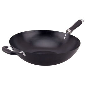 Wok Antiaderente Aço Carbono 28Cm Pega Essencial Kasa