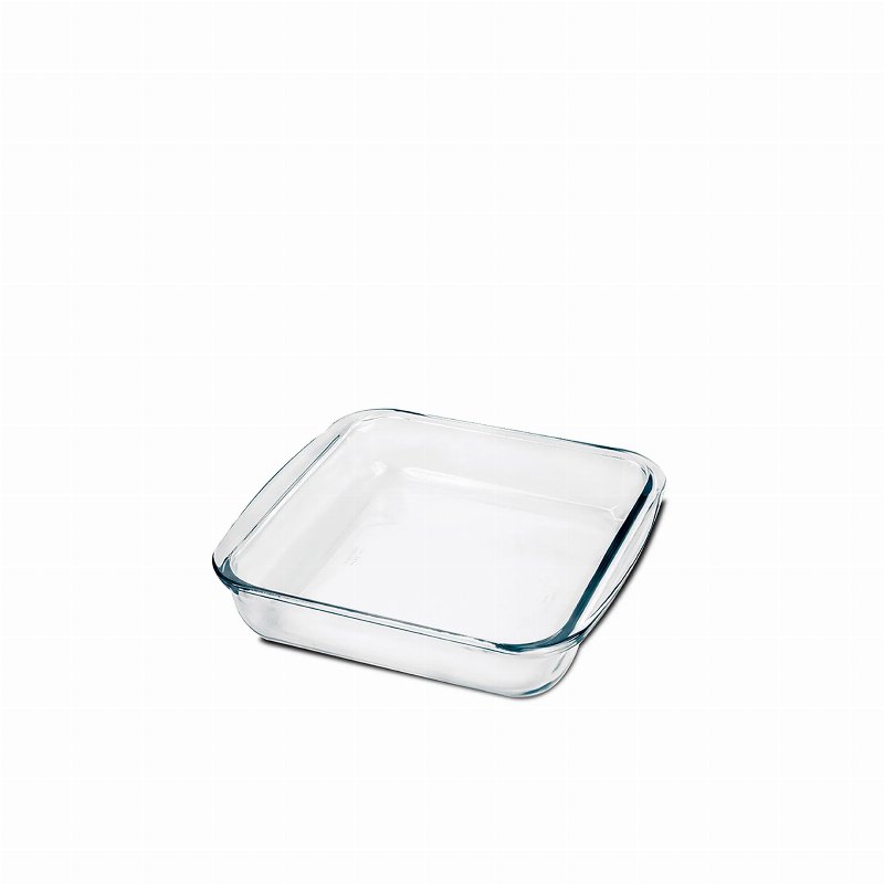 Marinex Assadeira Quadrada Vidro Para Forno 1,8 l