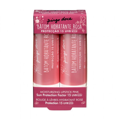 Batom Hidratante Rosa Pingo Doce 2Un