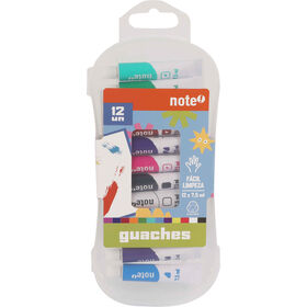 Conjunto De 12 Guaches 7,5 ml Note!