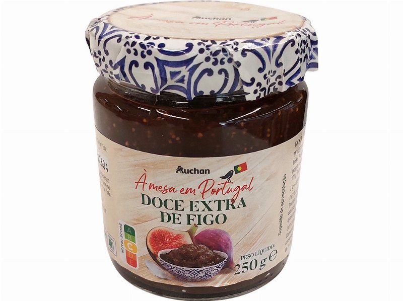 Doce Extra Auchan À Mesa Em Portugal Figo 250 g