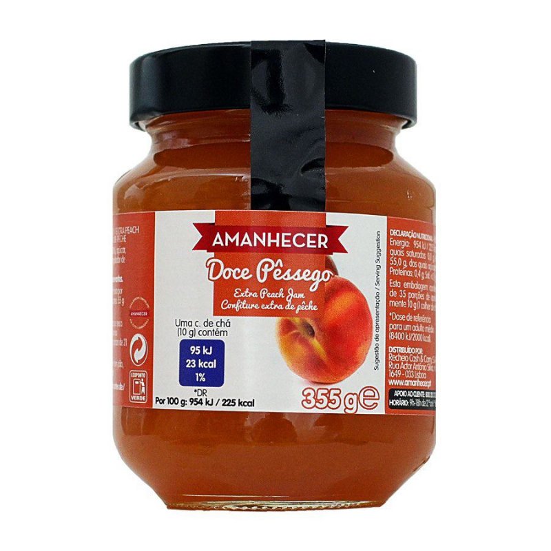 Doce De Pêssego 355 g Amanhecer