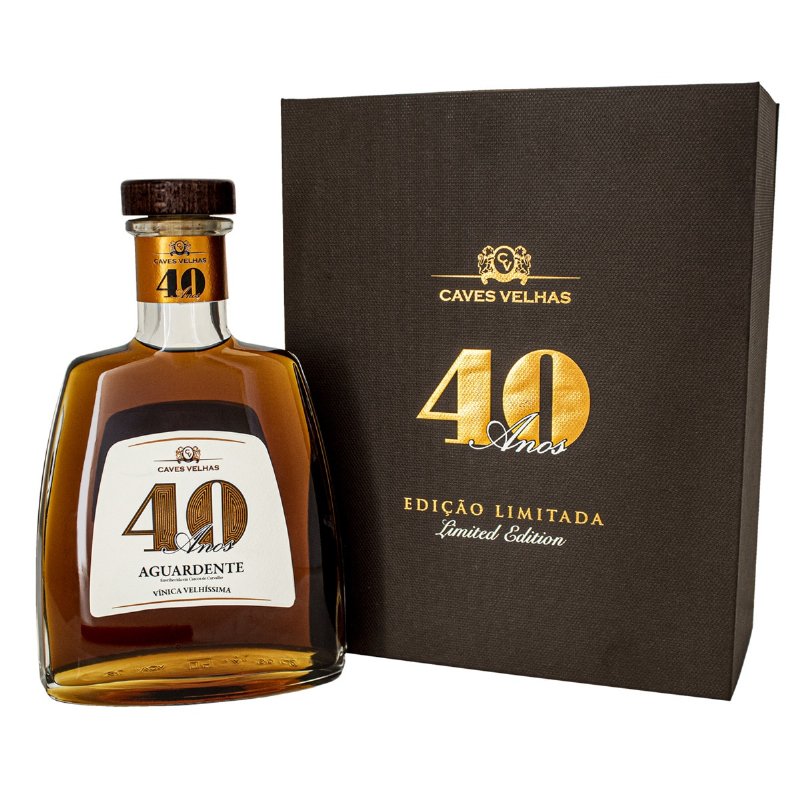 Aguardente Vinícula Velhíssima 40 Anos 50 cl