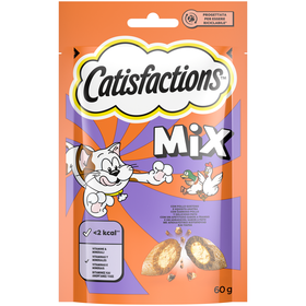 Snack Para Gato Júnior E Adulto Frango E Pato Catisfactions 60 g