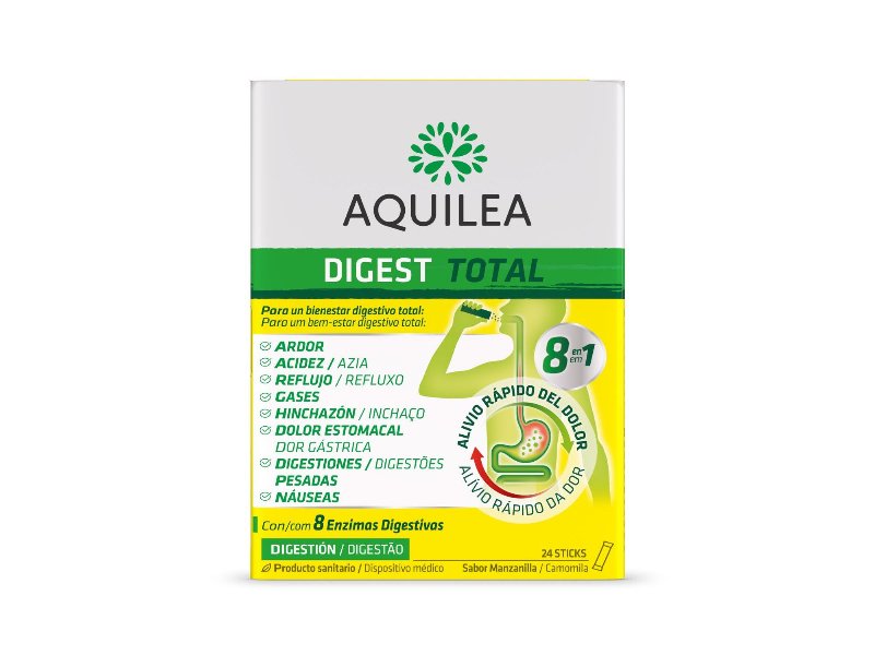 Suplemento Aquilea Digest Total 8 Em 1 24 Un