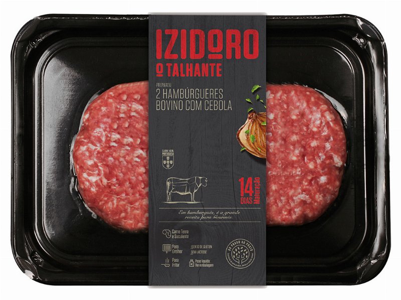 Hambúrguer De Bovino Com Cebola 300 gr