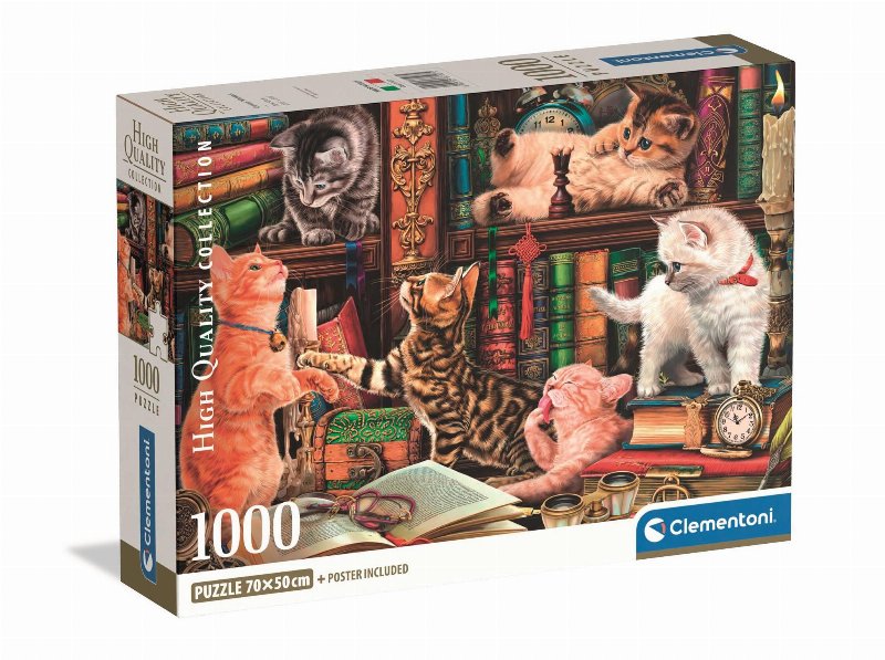 Puzzle Clementoni Curious Whiskers 1000 Peças