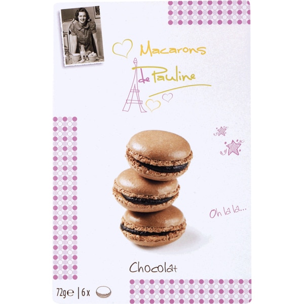 Bolachas Macarons De Chocolate Pack 6 72 g