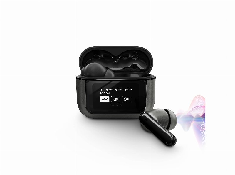 Auriculares Tws Energy Sistem Display Anc Graphite Tws