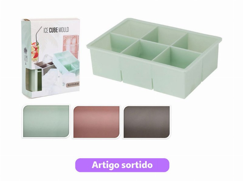 Cuvete Para Gelo 16.5X1.15X5 Cm Cores Sortidas
