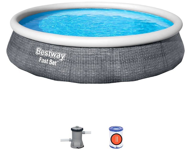 Piscina Fast Set Bestway 396X84Cm Com Bomba 7.340 l