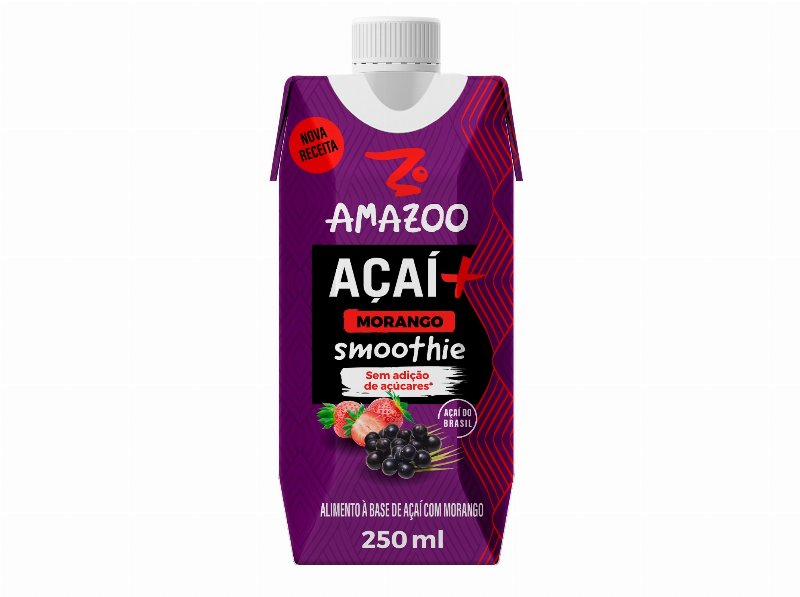 Smoothie Amazoo Açaí E Morango 0.25 l