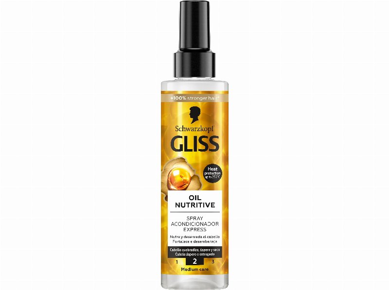 Condicionador Gliss Spray Express Oil Nutri 200 ml