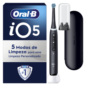 Escova De Dentes Elétrica Io5 Preta Oral-B 1 Un
