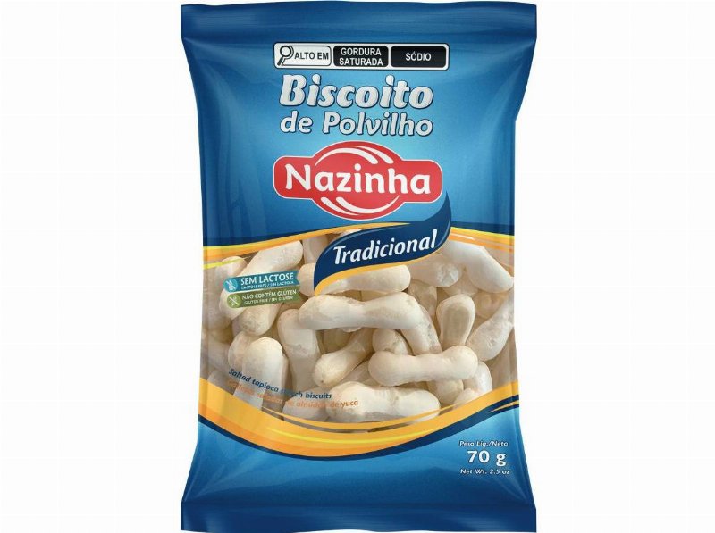 Biscoito Polvilho Nazinha Tradicional 70 g