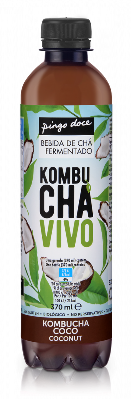 Kombucha Coco Pingo Doce 0.37L