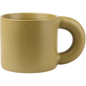 Caneca Com Asa Grossa 330 ml Verde Casa Em Flor Kasa