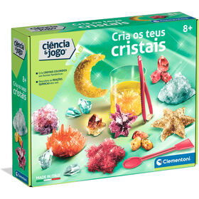 Clementoni - Kit Ciência & Jogo Cria Os Teus Cristais