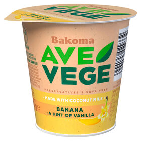 Vegegurte Base De Coco Banana Ave Vege Bakoma    150 gr