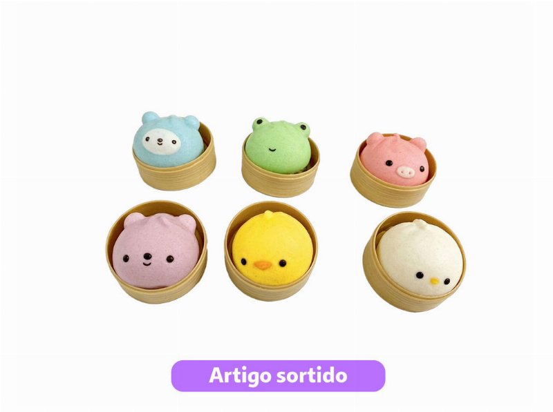 Squeeze Dumpling Animal Do Art 6.5Cm Modelos Sortidos