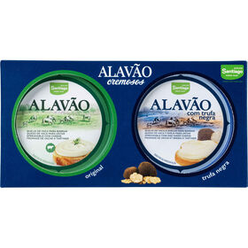 Conjunto Queijo Cremoso Trufa Alavão 2 Un