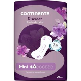 Pensos Incontinência Discreet Mini Continente 20 Un