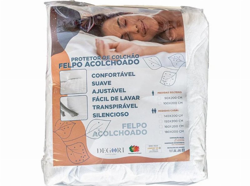 Protetor Colchão . Felpo Acolchoado Imper 160X200