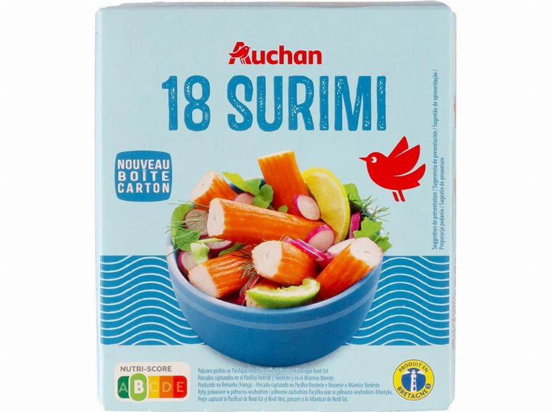 Surimi Com Sabor A Caranguejo Auchan 18 Un 300 g