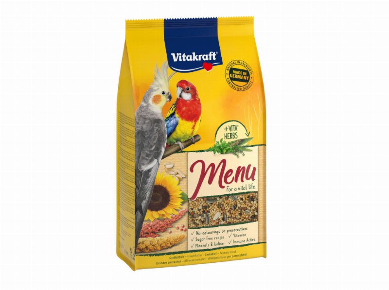 Alimento Para Catatua Vitakraft Premium Menu 1 kg