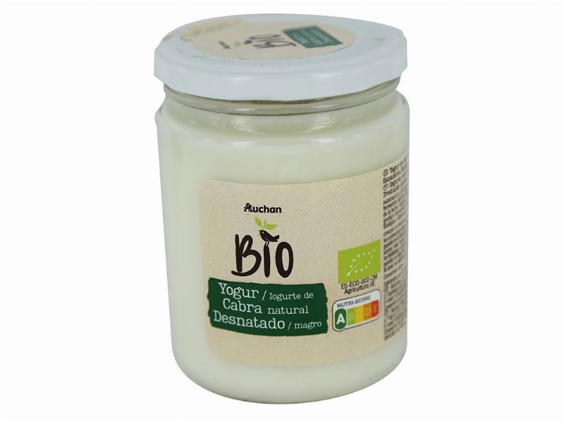 Iogurte Auchan Bio Magro Natural De Cabra 420 g