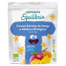 Cereais Estrelas De Manga E Abóbora Continente Equilíbrio 125 gr