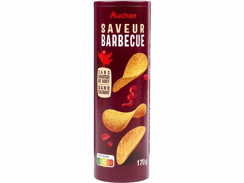 Aperitivo Auchan Base Batata Sabor Churrasco 170 g