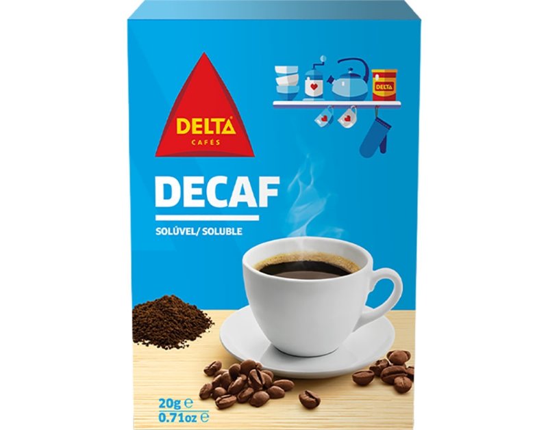 Café Delta Solúvel Descafeinado Doses 10X2 g