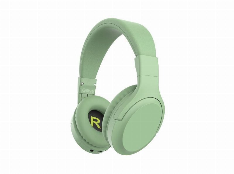 Auscultadores Sem Fio Qilive Q.1994 Kids (Bluetooth 5.2 12H Verde)