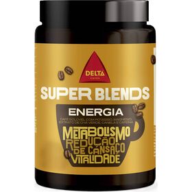 Café Solúvel Com Potássio, Magnésio, Extrato De Chá Verde, Canela E Cafeína Super Blends Delta 200 gr