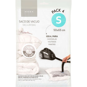 Conjunto 4 Sacos Vácuo 65X50Cm Kasa