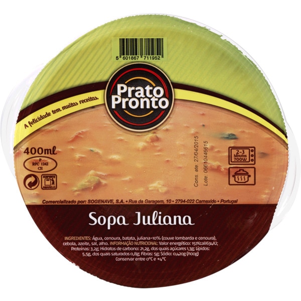 Sopa Juliana 400 ml