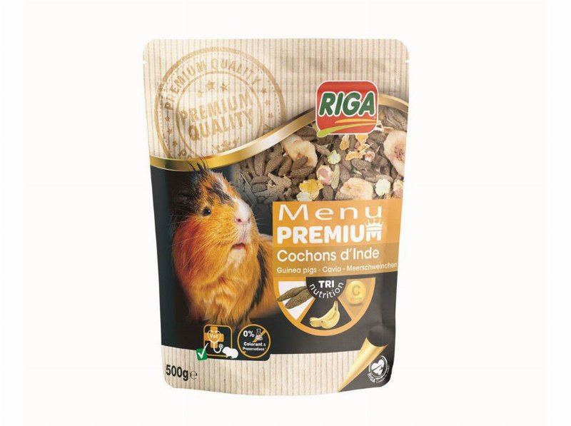 Menu Premium Riga Porquinhos Da Índia 500 g