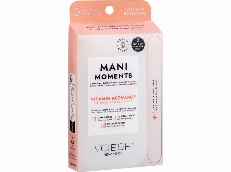Kit Manicure Voesh Ny Mani Moments Vitamin 2Un +Lima