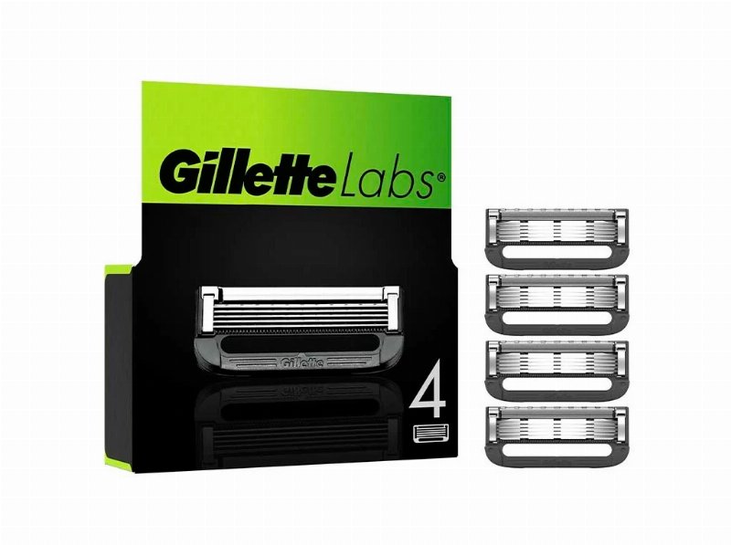 Recarga De Lâminas Com Barra Exfoliante Gillette Labs 4 Un