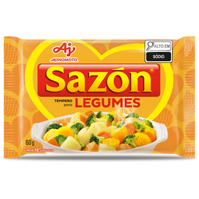 Tempero Pronto Para Legumes Sazón 60 gr