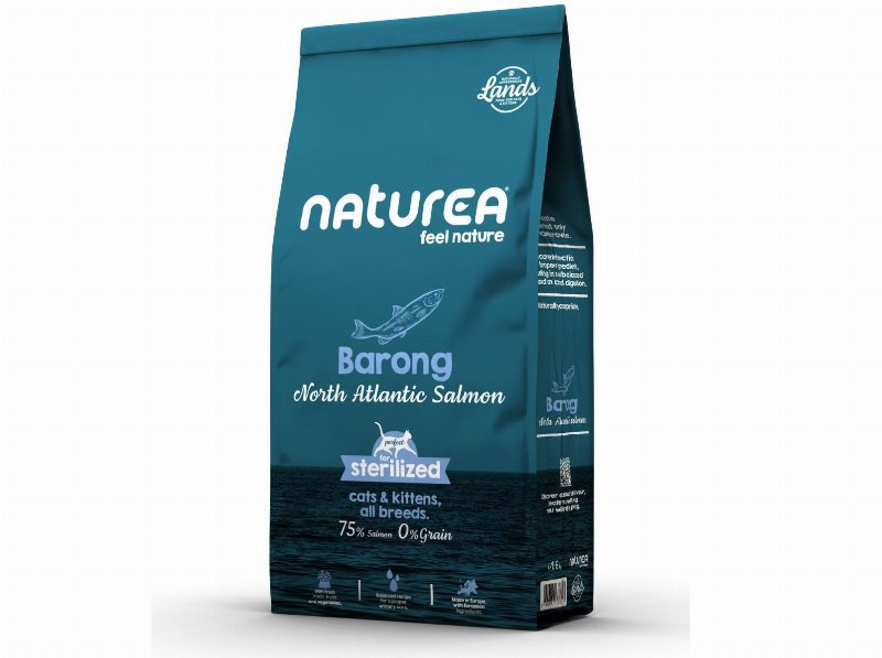Ração Para Gato E Gatinhos Naturea Barong Salmão 1.6 kg