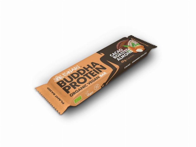Barra Proteica Iswari Cacau E Amêndoa Bio 47 g