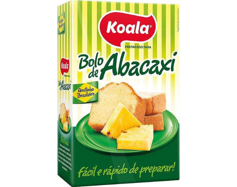 Preparado Koala Bolo Sabor Abacaxi 435 g