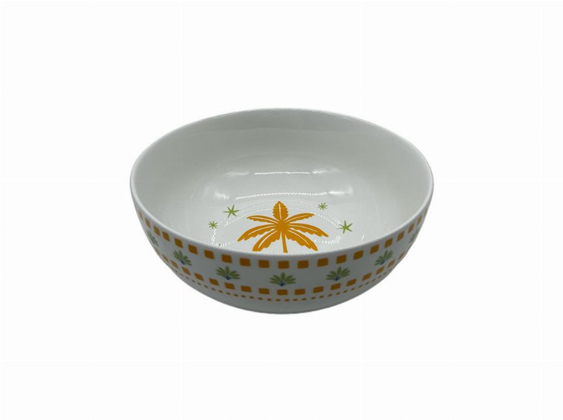 Saladeira Porcelana Actuel Amarelo Ø23Cm