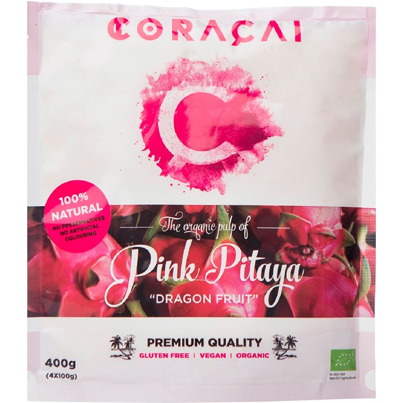 Polpa De Pitaya Bio 4X100 g 400 g