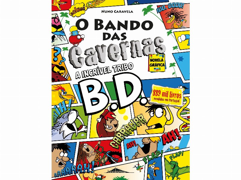 Livro O Bando Das Cavernas Novela Gráfica Nuno Caravela